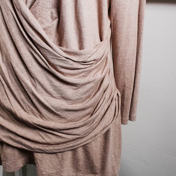 NY&CO 7th Ave Design Studio Draped Cowl Neck Tunic Top NWT XL - Picture 4 of 10